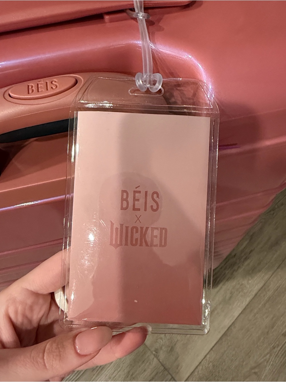 BEIS WICKED Pink NWT Large AND Medium Check-In Rollar AND Wicked BEIS Purse - Picture 10 of 14
